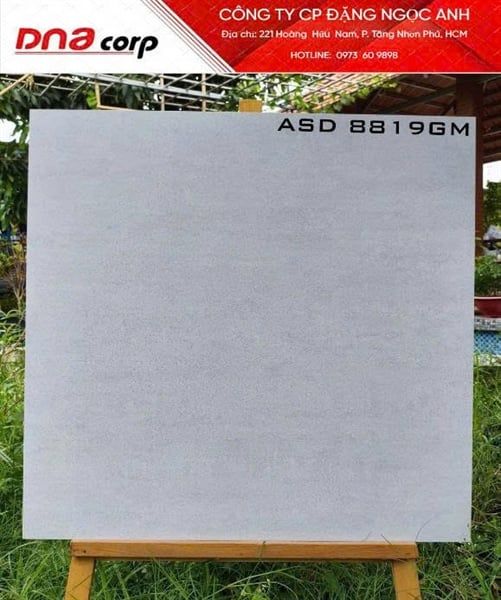  80*80 ASD8819GM gạch lát nền đá mờ Vigacera (3v/th/1,92m) 
