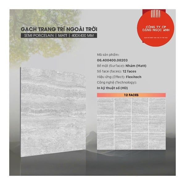  40*40 08203 gạch lát nền đá (6v/th/0.96m) 