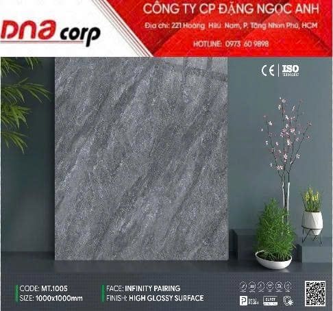  100*100 MT1005 Gạch khổ lớn đá bóng kính 