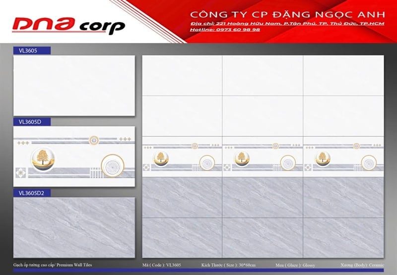  30x60 VL3605D2 Bộ bóng men 135k/m giao 