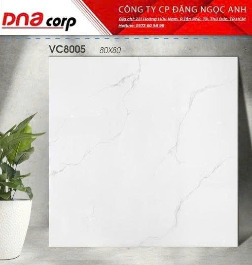  80*80 VC80055 gạch lát nền đá bóng kính Vicenza(1.92m/3v/th) 