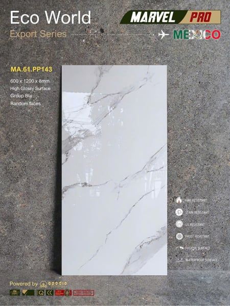  60*120 MA61.PPH100 Gạch ốp lát cao cấp (2v/th/1.44m) 