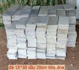  đá 15*30 lát sân dầy 20cm 