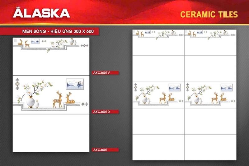  thân 30*60 3601akc men bóng th9v/1.62m 