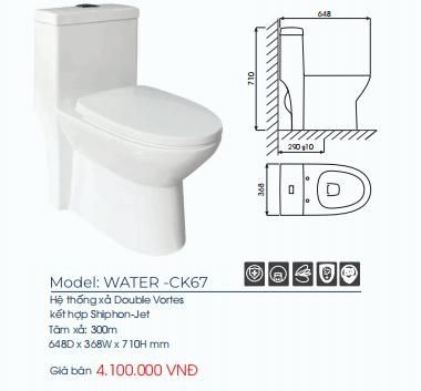  cầu khối thiên thanh water CK67(đã giảm 4100k giá niêm yết 