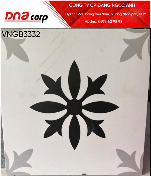  30*30 VNGB3332 Gạch lát nền đá (thùng 11 viên/ 0.99m) 