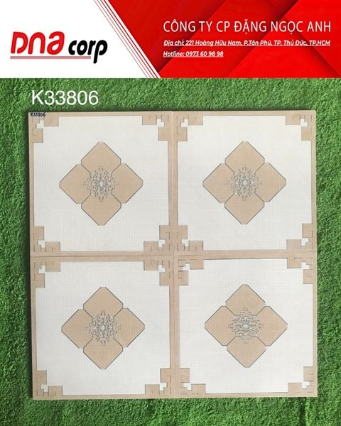  30x30 K33806 Đá Lát phòng tắm, ngoài trời 195k/Thùng 11V 