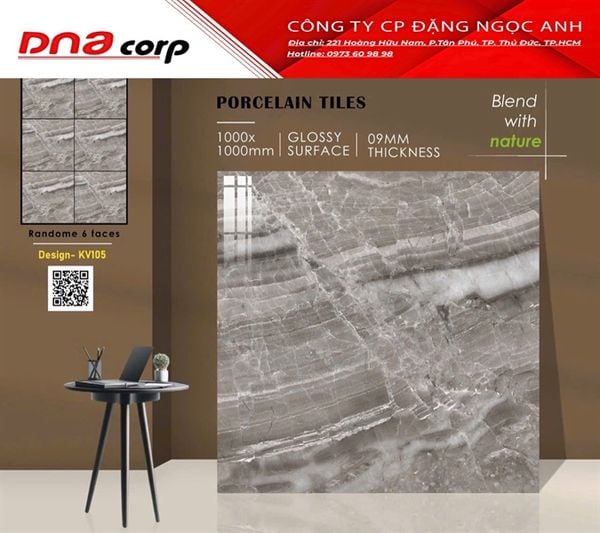 100x100 KV105 Gạch Ấn Độ 