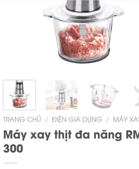  Máy xay thịt đa năng rapido 