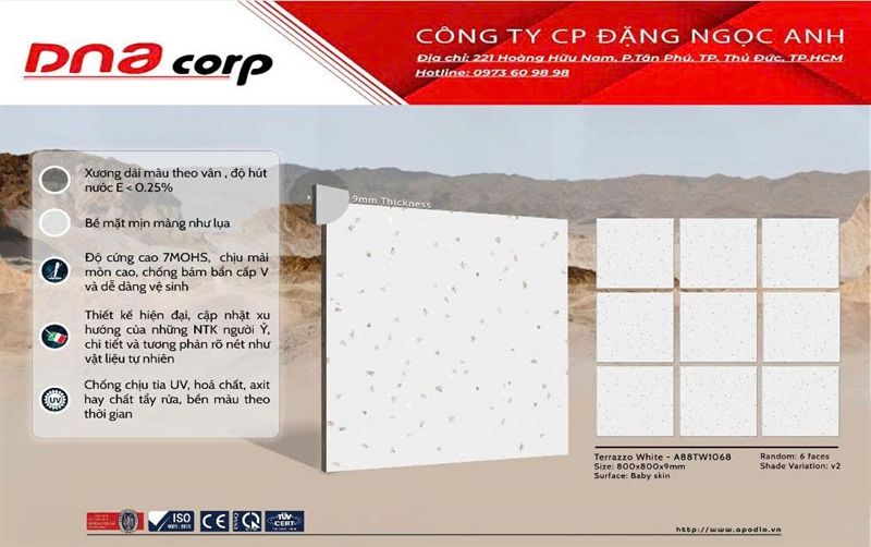  80x80 opodio th/3v/1,92m a88tw1068 mờ 