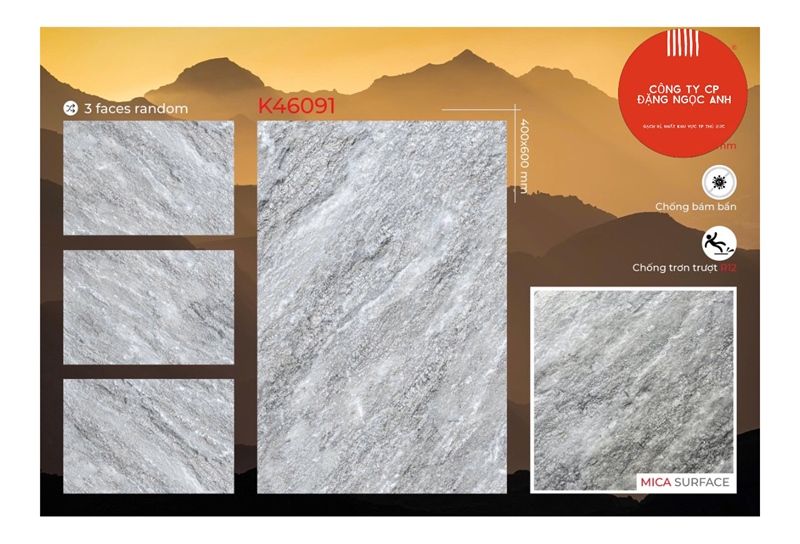  40*60 K46091 gạch lát sân đá ( 6 viên/th/1.44 mét) 