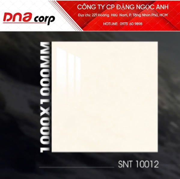  100*100 SNT10012 Gạch lát nền (2v/th) loại 1 tông vàng nhạt 
