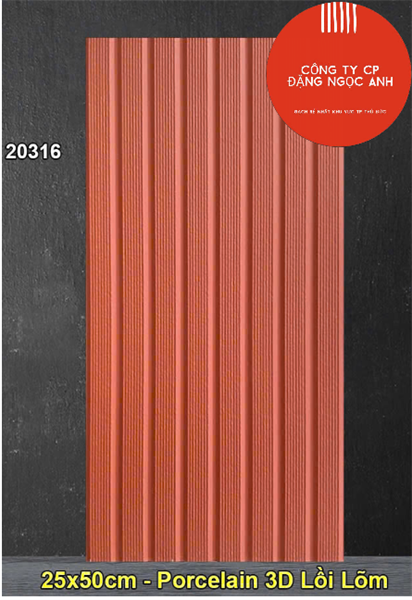  25*50 20316 gạch trang trí đá (12v/th/1.25m) 