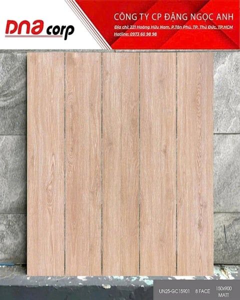  15x90 cc15901 gạch giã gỗ 8v / thùng/ 1.08m 