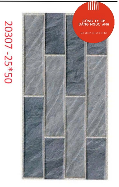  25*50 20307 gạch trang trí đá (12v/th/1.25m) 
