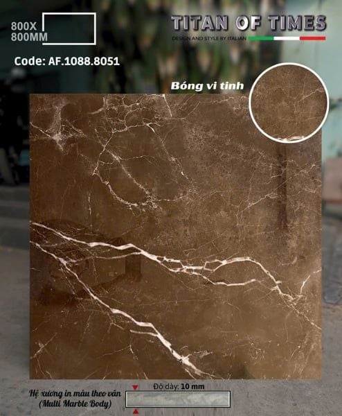  80x80 AF10888051 đá đồng chất bóng vi tinh apodio (3v/th/1.92m) 