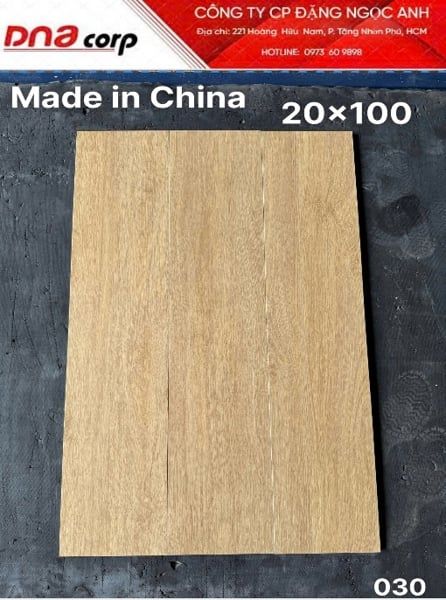  20*100 gạch giã gổ China (6 viên/thung/1,2m) 