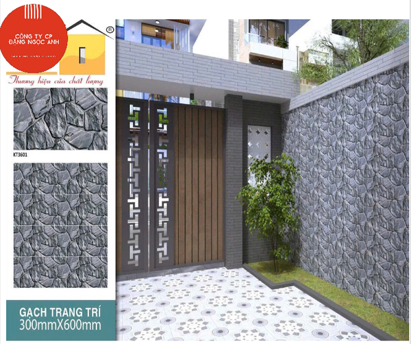  30*60 KT3601 Gạch trang trí đá DACERA (8v/th/1.44 mét) 