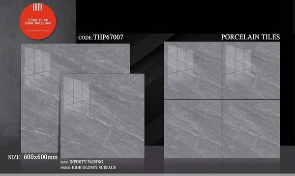  60X60 THP67003 Gạch Đá Bóng Kiếng th/5v/1.8m 