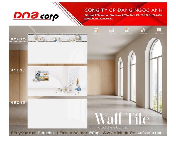  40*80 45017 Gạch ốp tường đá bán sứ viên Điểm Kamado (4 viên/thùng/1,28m2) 