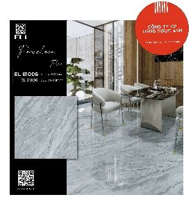  80*80 VR8112 Gạch lát nền đá bóng kính Unitile(3 viên/thùng/1.92m) 