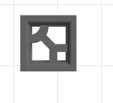  GẠCH THÔNG GIÓ SECOIN 190*190*65 SVB-08 XÁM 