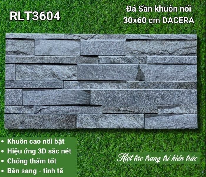  30*60 RLT3604 Gạch đá trang trí ( 8viên/thùng= 1.44m) 