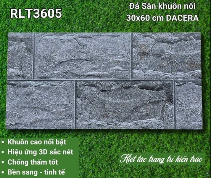  30*60 RLT3605 Gạch đá trang trí ( 8viên/thùng= 1.44m) 