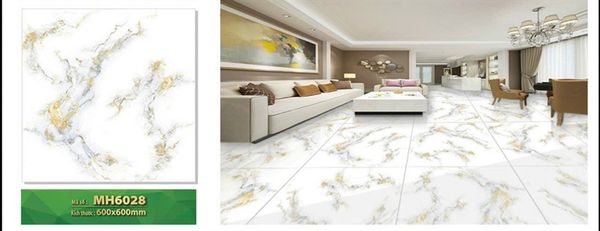  60*60 MH6028 Gạch lát nền đá bóng kính Mikado (1.44m/4v/th) 