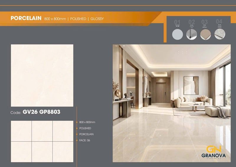  80*80 GV26 GP8803 gạch lát nền đá bóng kính Viglacera (3v/th/1.92m) 