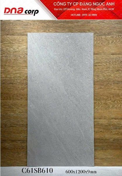  60*120 C61SP610 gạch khổ lơn đá mờ viglacera (2v/h/1,44m) 