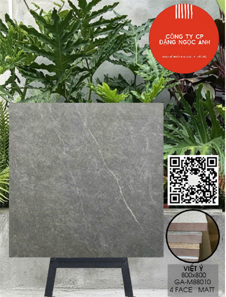  80*80 M88010 gạch lát nền đá mờ Việt ý ( 3v/thùng/1.92m) 
