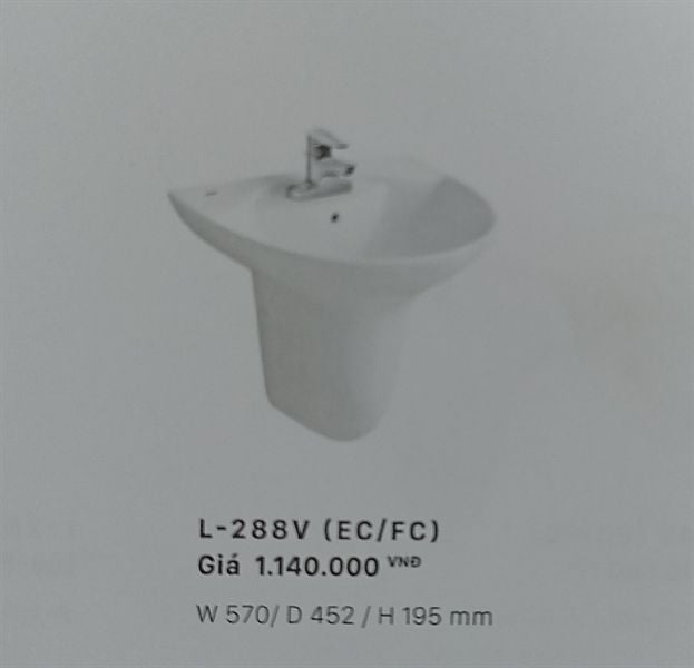  L288 lavaobo treo tường inax 
