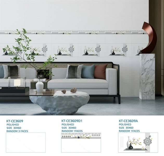  30*60 CE3609A Gạch ốp tường Điểm men (1.44m/8v/th) 