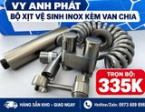  vòi xịt đa năng có khóa T màu xám 