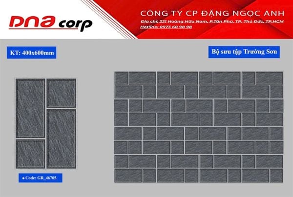  40x60 GR46705 Gạch Sân Vườn Cao Cấp 