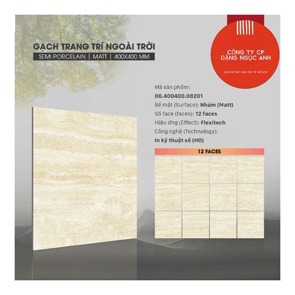  40*40 08201 gạch lát nền đá (6v/th/0.96m) 