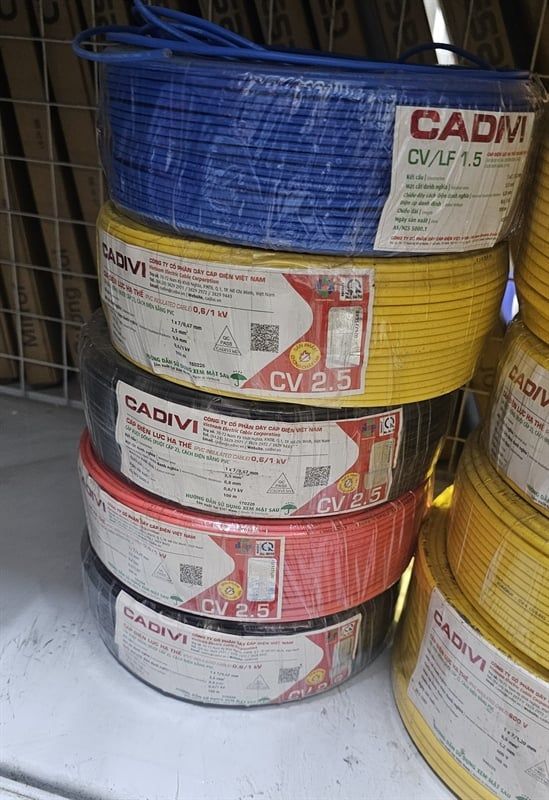  Dây CV 2.5 Cadivi TE 