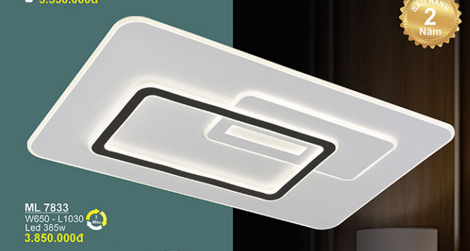  Đèn mâm mica Sano ML 7833 W650*L1030 385W 