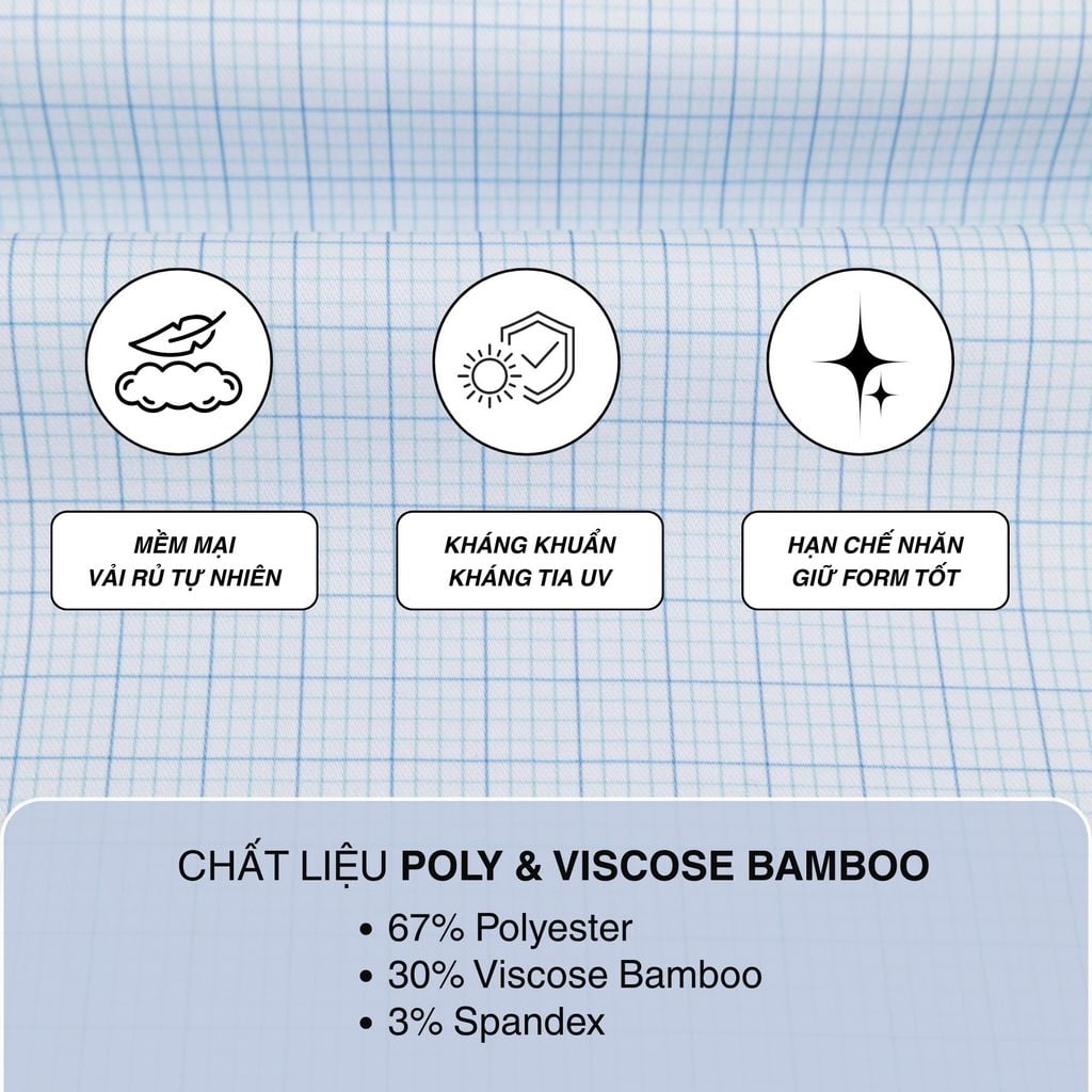 Áo sơ mi nam Smart Fit dài tay mã A1MD568S1-CNCR 104-2803-D