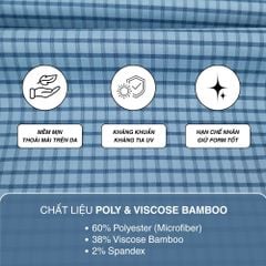 Áo sơ mi nam Tailor Fit ngắn tay mã A1MN498T2-CNCR 116-2803-N