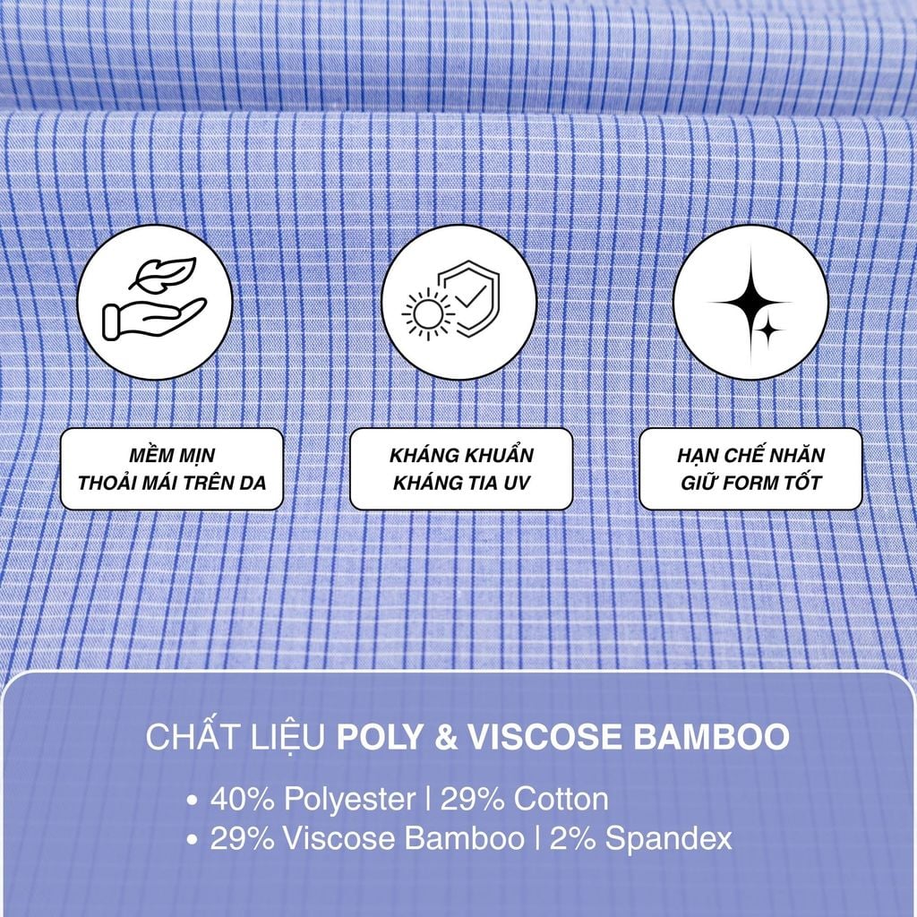 Áo sơ mi nam Tailor Fit dài tay mã A1MD538T1-CNCR 108-2803-D