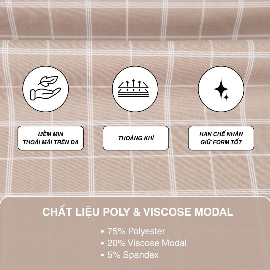 Áo sơ mi nam Tailor Fit ngắn tay mã A1MN538T2-CNCR 137-2804-N