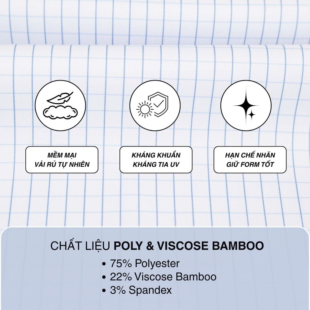 Áo sơ mi nam Smart Fit dài tay mã A1MD568S1-CNCR 103-2803-D
