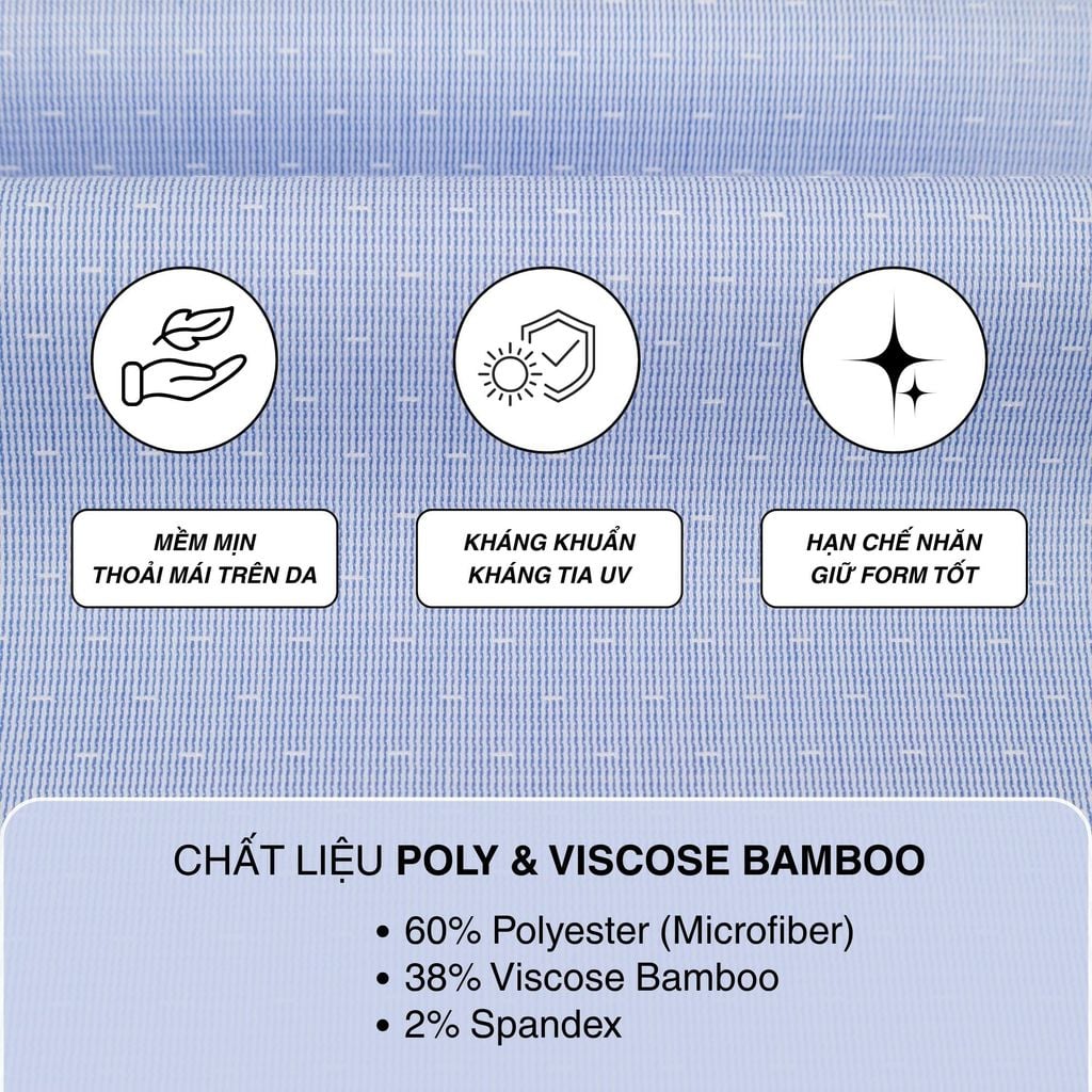 Áo sơ mi nam form Tailor Fit dài tay mã A1MD538T1-CNMK 110-2803-D