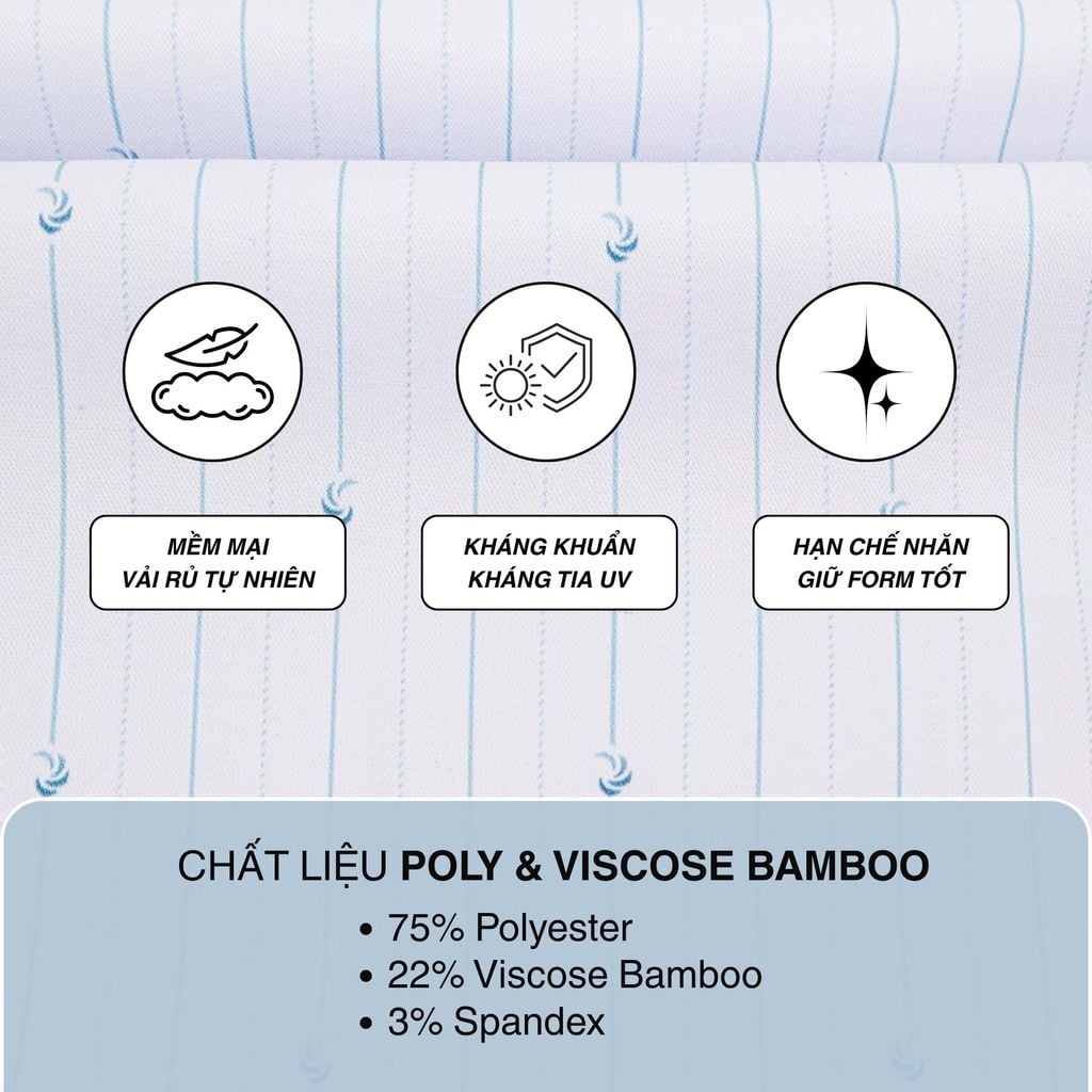 Áo sơ mi nam Smart Fit dài tay mã A1MD568S1-CNSC 075-2802-D