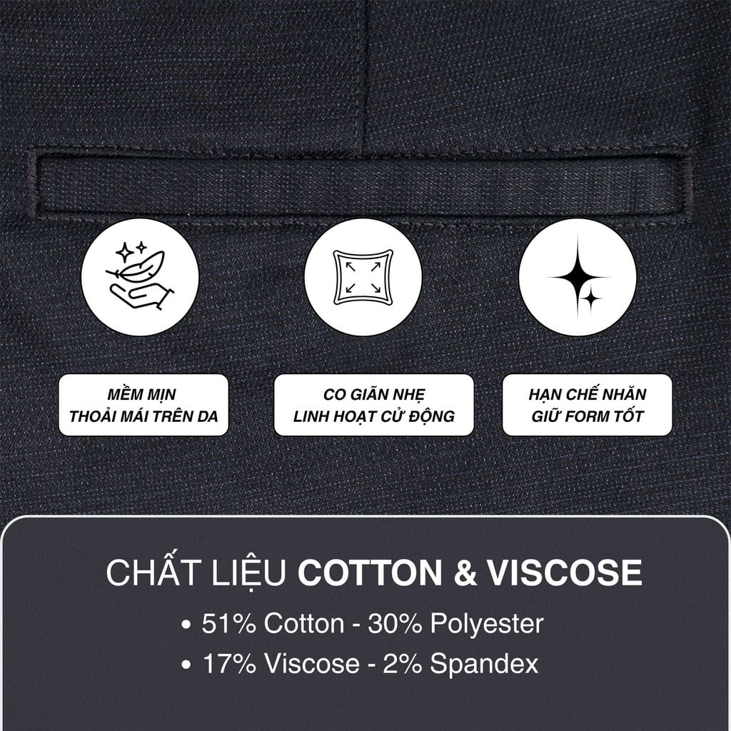 Quần kaki nam Regular Fit có ly mã Q2M578R1-CNNA 083-2803-1