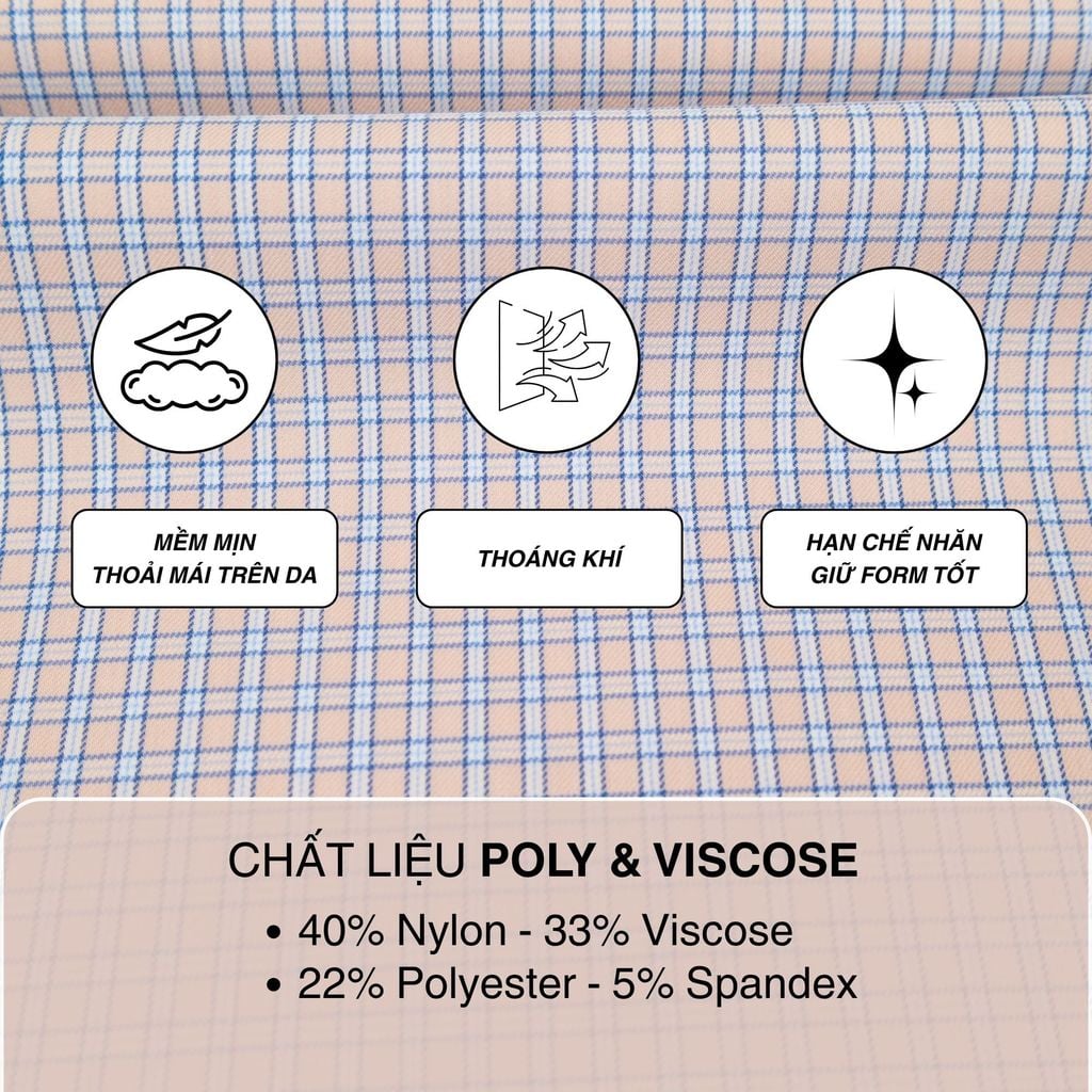 Áo sơ mi nam Tailor Fit dài tay mã A1MD538T1-CNCR 086-2802-D