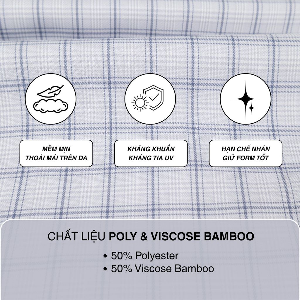 Áo sơ mi nam Tailor Fit dài tay mã A1MD538T1-CNCR 084-2802-D