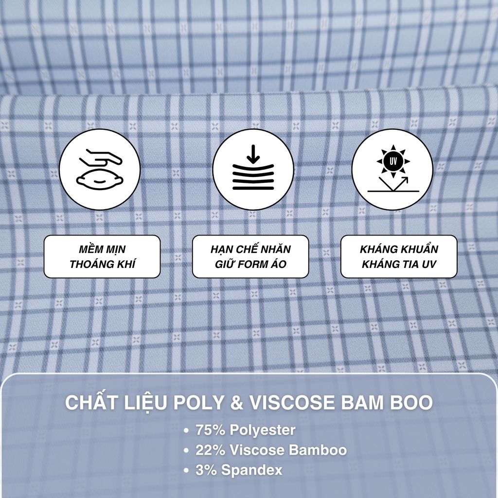 Áo sơ mi nam Tailor Fit ngắn tay mã A1MN518T2-CNCR 889-2711-N
